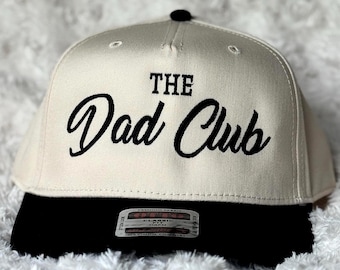 The Dad Club Embroidered Trucker Hat: Adjustable Two-Tone Baseball Cap