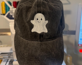 Ghost Ponytail Baseball Cap: Women's Vintage Washed Hat