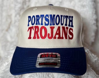 Custom Spirit Hat | Personalized School Mascot & Colors | Embroidered Game Day Hat