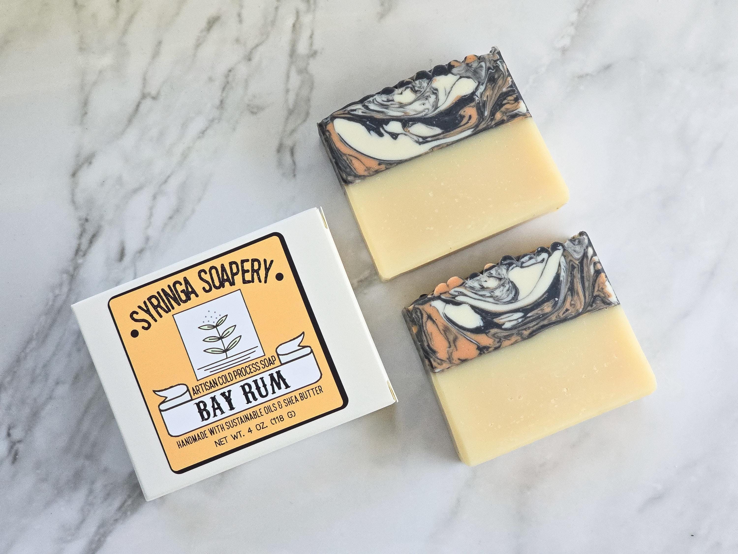 BAY RUM Artisan Soap, Handmade coconut milk soap, Palm-free sustainable soap