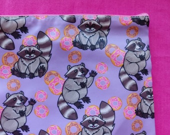 Funda cosmética TRASH PANDA, bolsa de cremallera