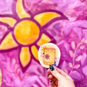 Floating Lantern Tangled Sticker