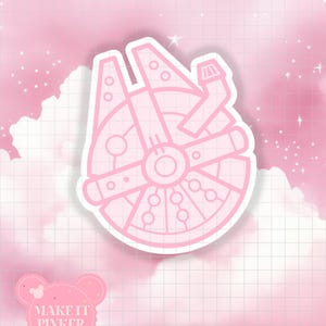 Millennium Falcon rosa di Star Wars