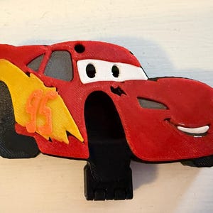 Red Car MagicBand Puck Holder | Race Car Inspired Magic Band Plus Holder | 3D Printed Park Accessory | Car Lover Gift