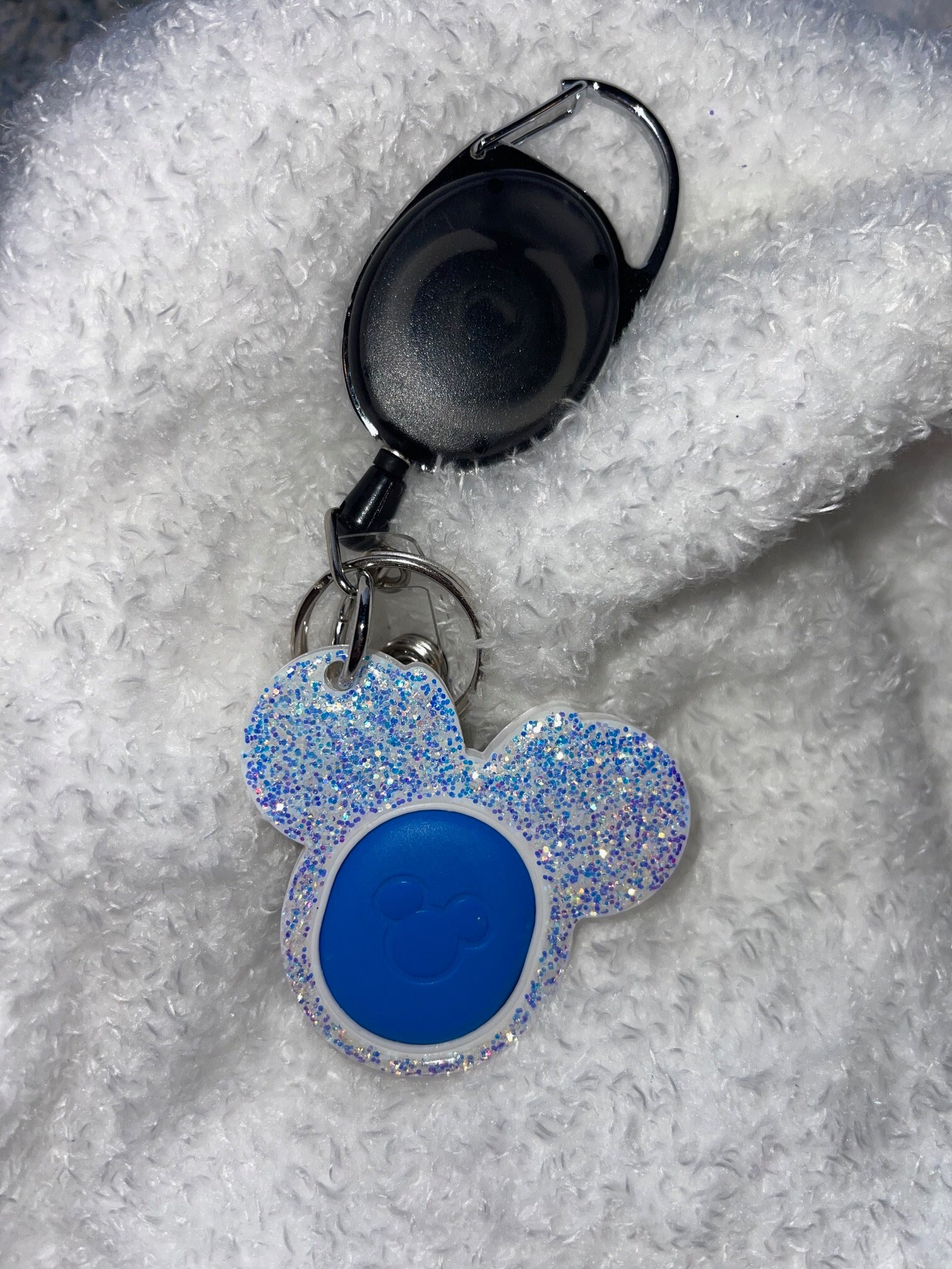 Magic Band Puck Holder (WDW- original magic band)- Badge Reel