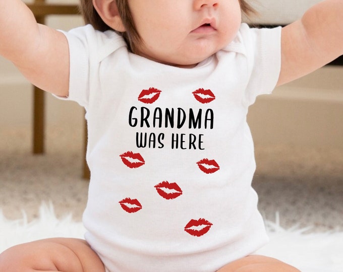 Grandma Was Here Baby Onesie® Bodysuit