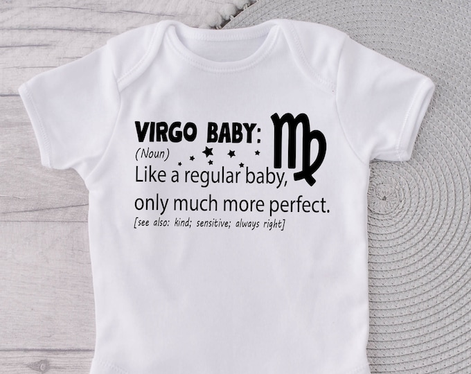 Virgo Zodiac Baby Onesie® Bodysuit -  Virgo   Toddler Tee Tshirt -