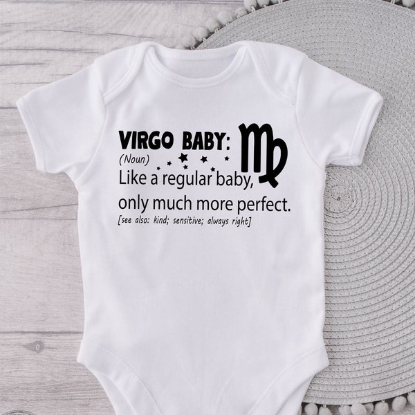 Zodiac Baby Bodysuit, Virgo Baby Shirt, Kids ShirtToddler Tee Shirt, Toddler T-Shirt