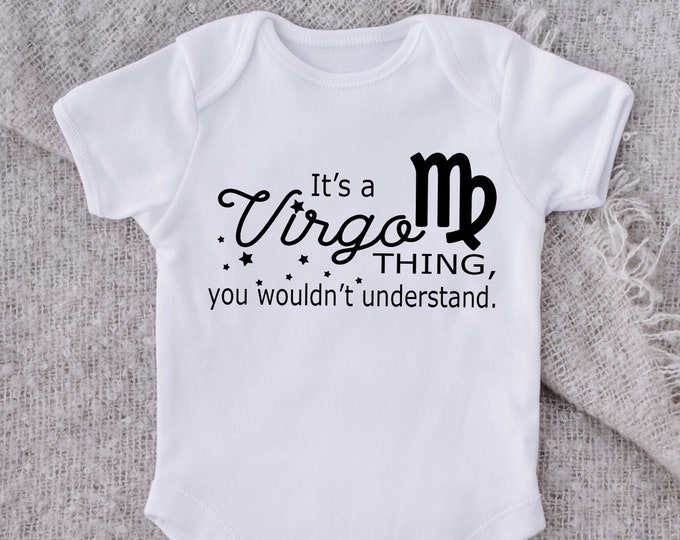 Virgo Zodiac Baby Onesie® Bodysuit - It’s A VirgoThing