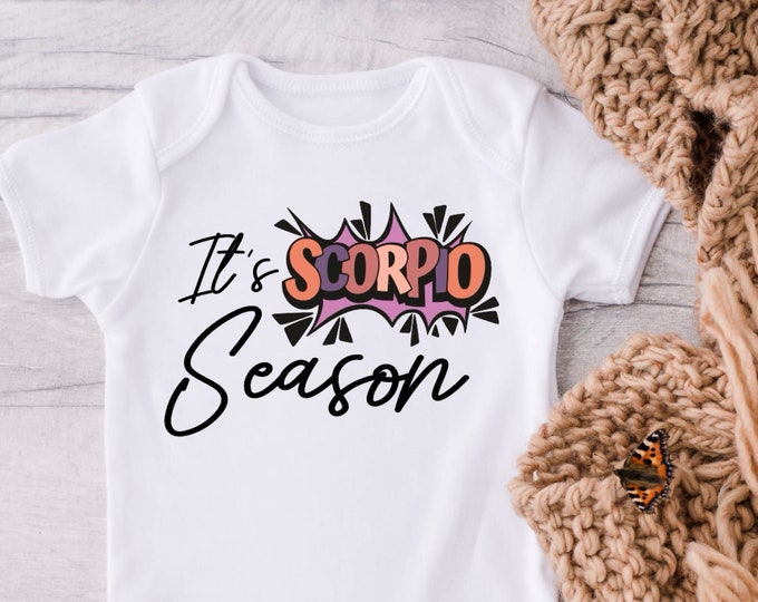 Scorpio Zodiac Baby Onesie® Bodysuit -  It’s Scorpio Season -