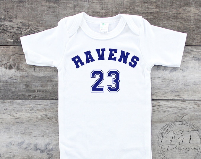 Ravens 23 Baby Onesie® Bodysuit - OTH TV Inspired