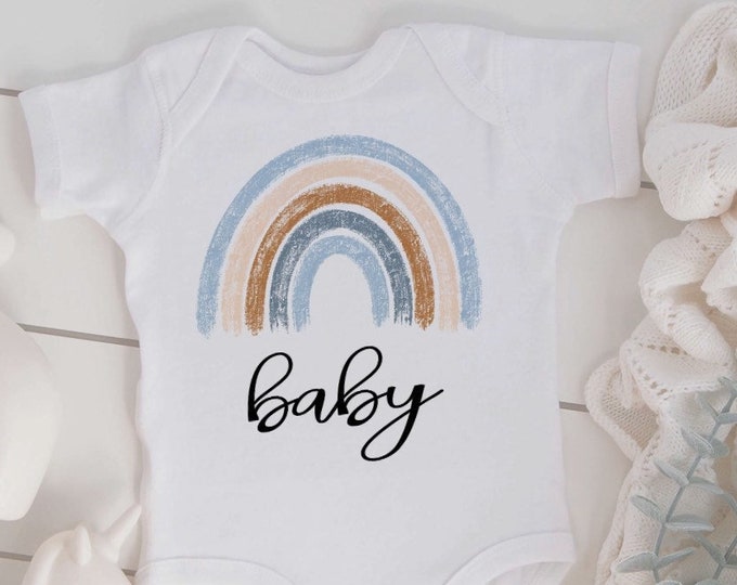 Pregnancy Announcement Baby Onesie® Bodysuit -  Rainbow Baby -  Rainbow Baby -  Miracle Baby -