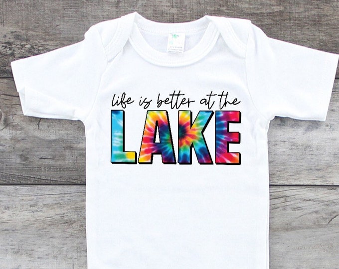 Lake Baby  Onesie® Bodysuit -  Life Is Better At The Lake
