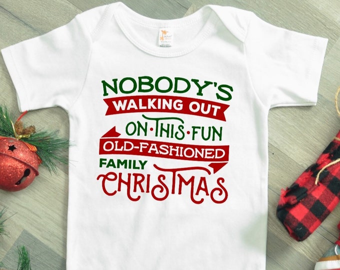 Fun Old Fashioned Family Christmas Baby Onesie® Bodysuit - Christmas Vacation Inspired
