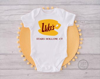 Luke's Diner Baby Bodysuit: TV Inspired Graphic Onesie®