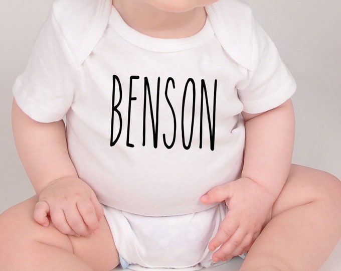 Custom Name Baby Onesie® Bodysuit -  Personalized
