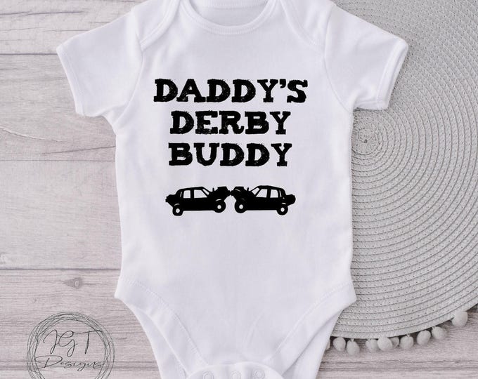 Demolition Derby Baby Onesie® Bodysuit -  Daddy’s Derby Buddy
