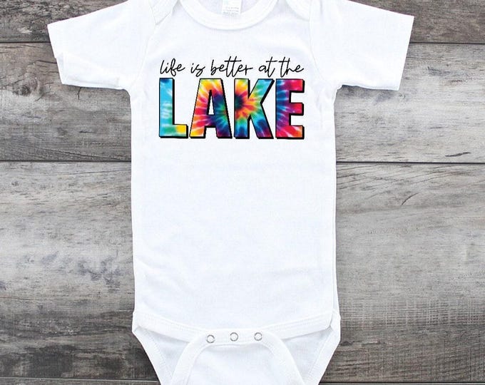 Lake Baby  Onesie® Bodysuit -  Life Is Better At The Lake