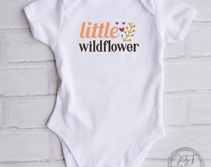Boho Baby Onesie® Bodysuit -  Little Wildflower -