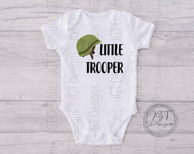 Little Trooper - Military Baby Onesie® Bodysuit