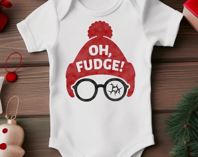 Oh Fudge Christmas Baby Onesie® Bodysuit - A Christmas Story Inspired
