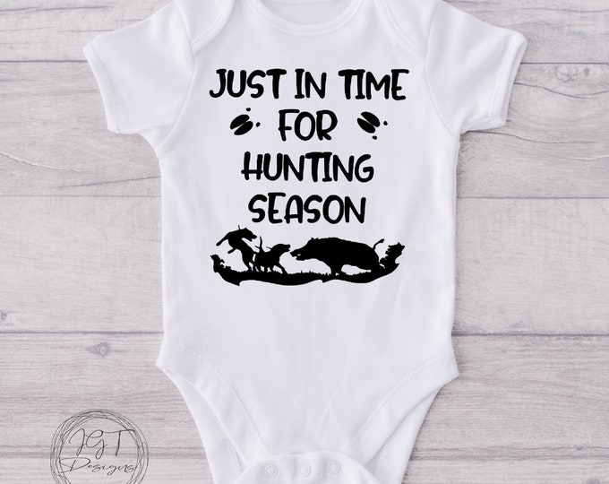 Hog Hunting Baby Onesie® Bodysuit - Just In Time For Hunting Season