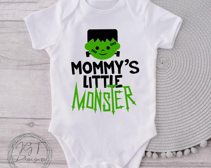 Mommy's Little Monster Halloween Baby Onesie® Bodysuit