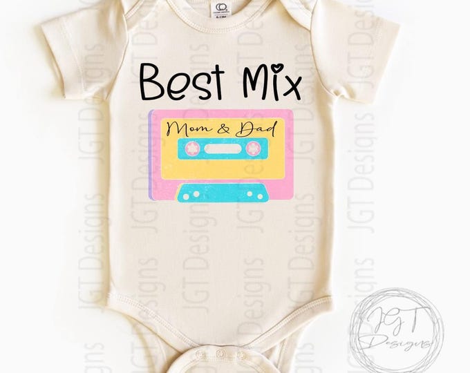 Best Mix Tape Pink - Funny Baby Onesie® Bodysuit