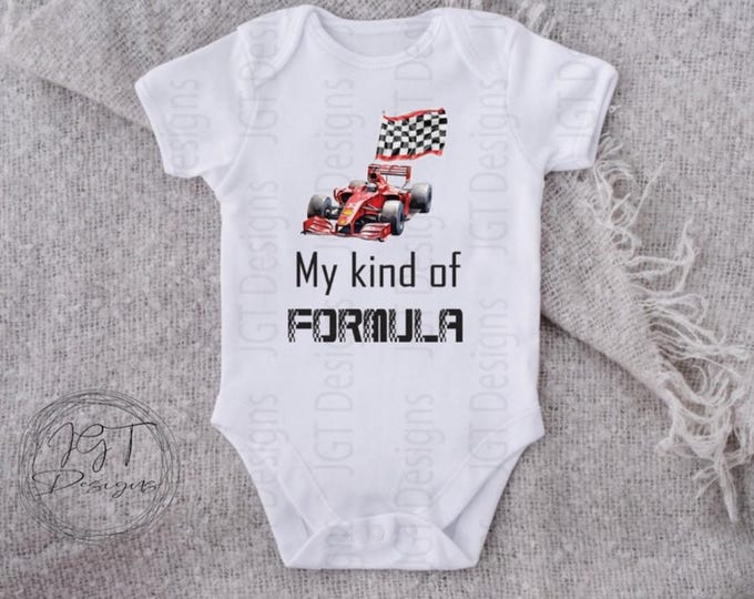 My Kind of Formula - Formula 1  Baby Onesie® Bodysuit