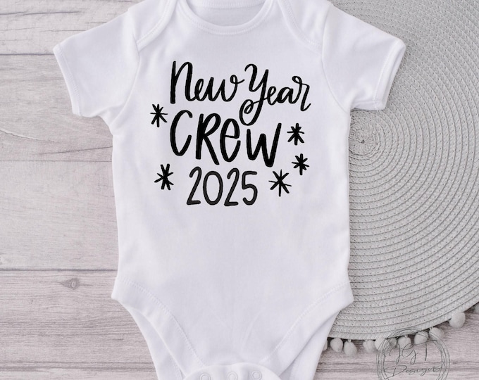 New Year Crew 2025 Baby Onesie® Bodysuit