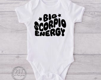 Scorpio Zodiac Baby Onesie® Bodysuit -  Big Scorpio Energy -