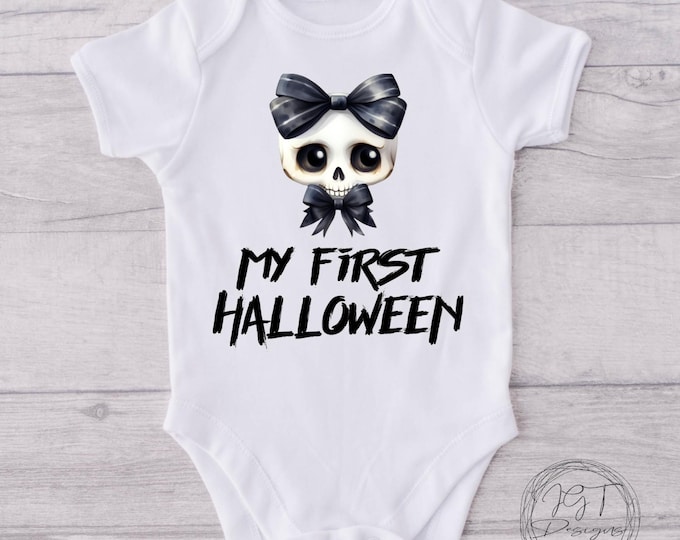 My First Halloween Coquette Design Baby Onesie® Bodysuit
