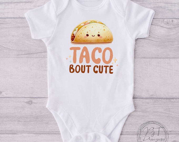 Funny Baby Onesie® Bodysuit -  Taco Bout Cute