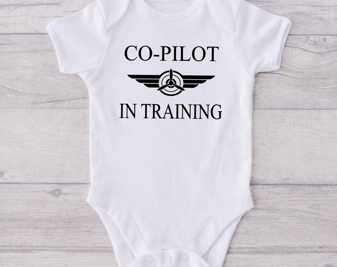 Pilot Baby Onesie® Bodysuit -  Co Pilot In Training -