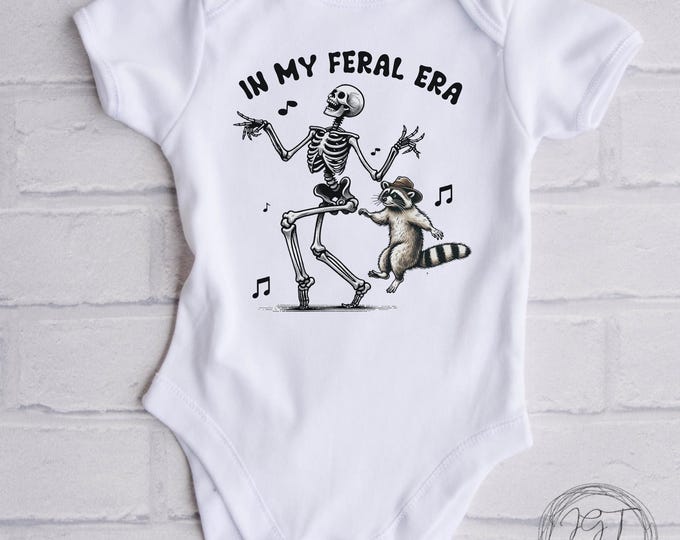 In My Feral Era Halloween Baby Onesie® Bodysuit