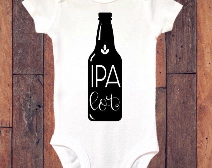 IPA Lot Funny Baby Onesie® Bodysuit
