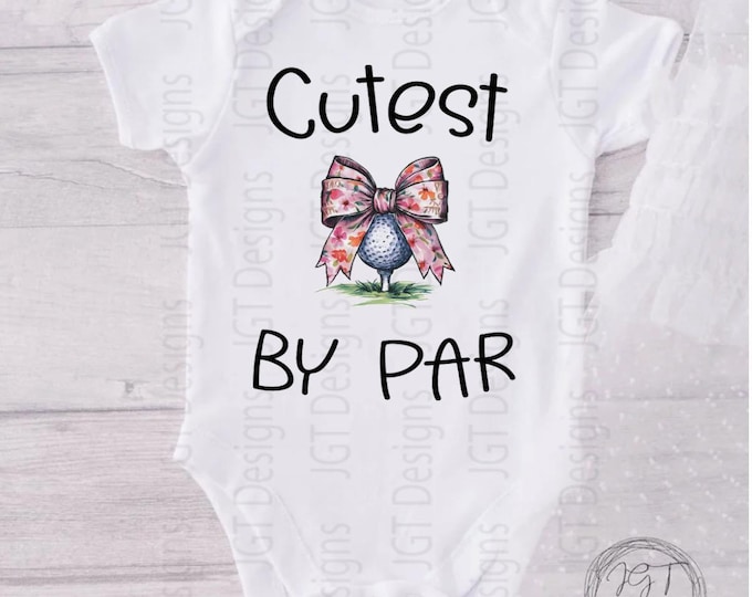 Cutest By Par Golf Baby Onesie® Bodysuit