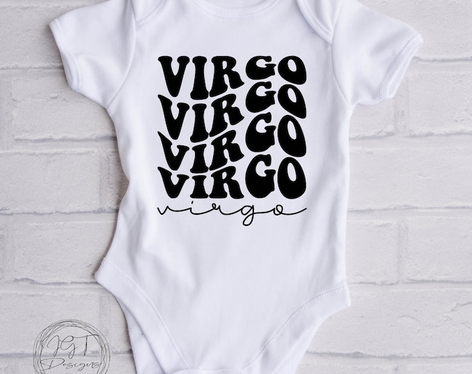 Virgo Zodiac Baby Onesie® Bodysuit -  Virgo -