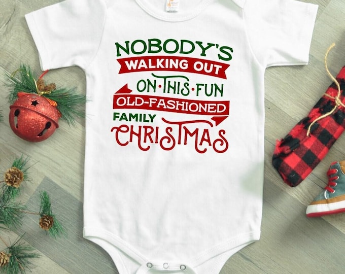 Fun Old Fashioned Family Christmas Baby Onesie® Bodysuit - Christmas Vacation Inspired