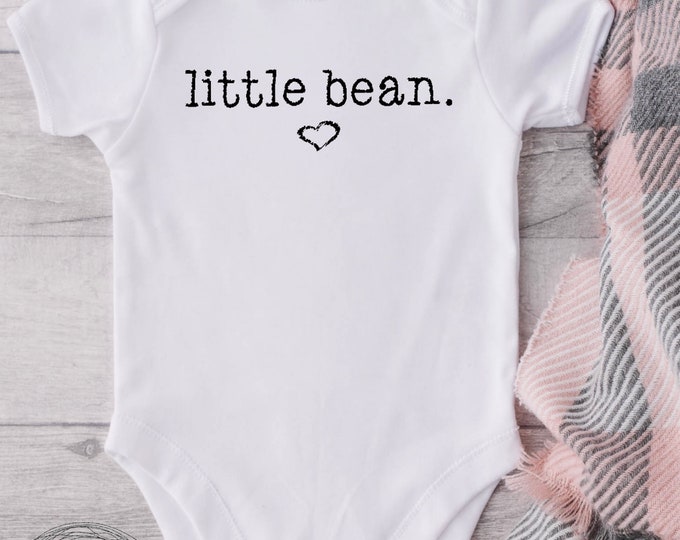 Baby Onesie® Bodysuit -  Little Bean -  Minimalist -