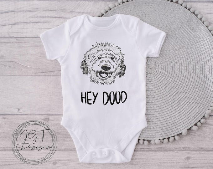 Hey Dood Dog Baby Onesie® Bodysuit - Doodle