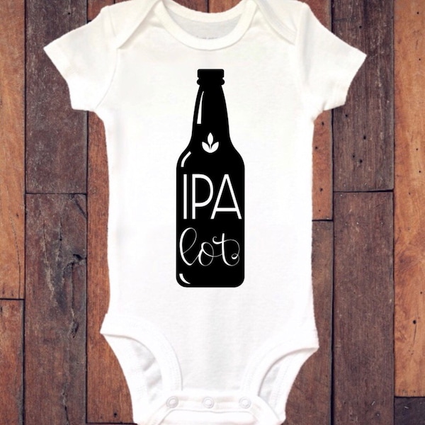 Funny Baby Bodysuit, IPA Lot, Kid's Shirt, Toddler T-Shirt