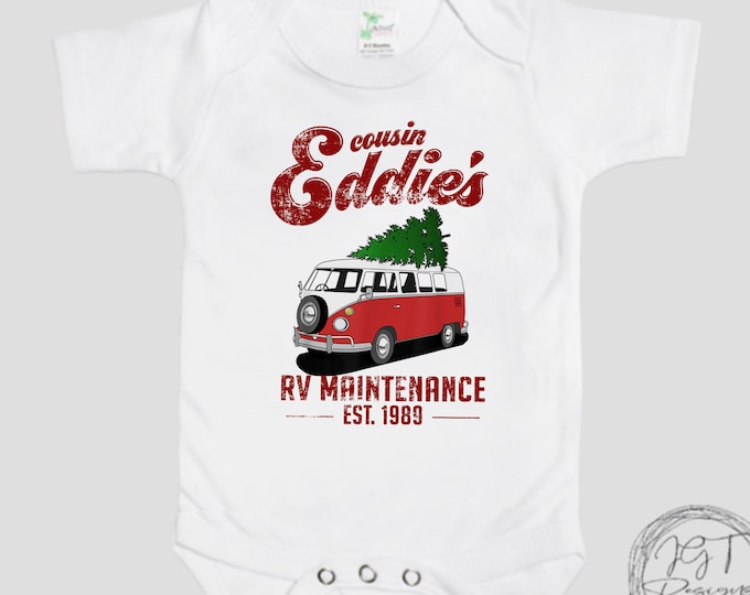 Cousin Eddie’s RV Maintenance Christmas Baby Onesie® Bodysuit - Christmas Vacation Inspired