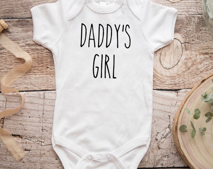 Daddy’s Girl Baby Onesie® Bodysuit -  Minimalist