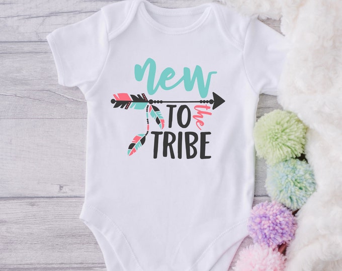 New To The Tribe Baby Onesie® Bodysuit -Newborn Bodysuit