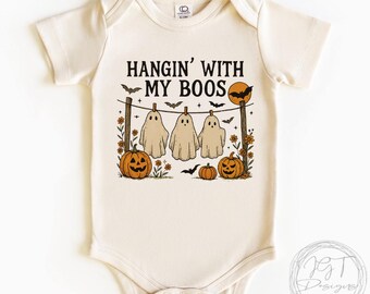 Hanging With My Boos Halloween Baby Onesie® Bodysuit