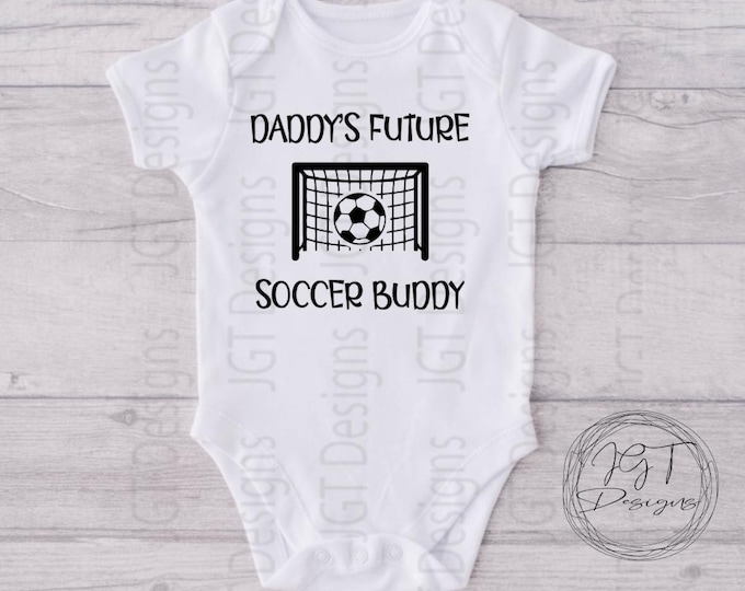 Daddy’s Future Soccer Buddy - Baby Onesie® Bodysuit