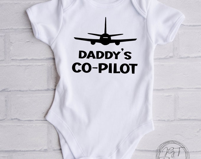 Pilot Baby Onesie® Bodysuit -  Daddy’s Co Pilot -