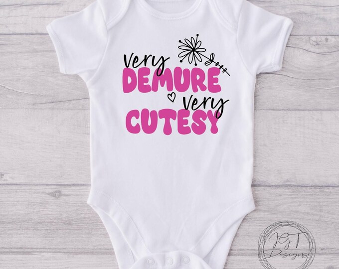 Very Demure Very Cutesy Baby Onesie® Bodysuit
