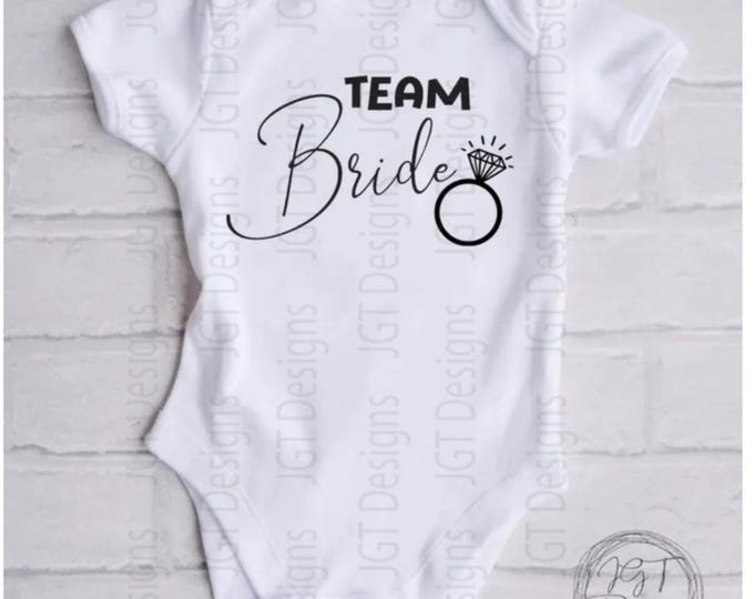 Team Bride Baby Onesie® Bodysuit - Wedding Shower Gift